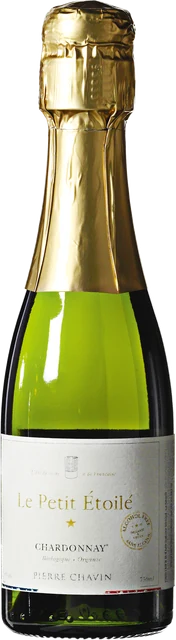Flesje Le Petit Étoile Chardonnay Sparkling, de alcoholvrije mousserende